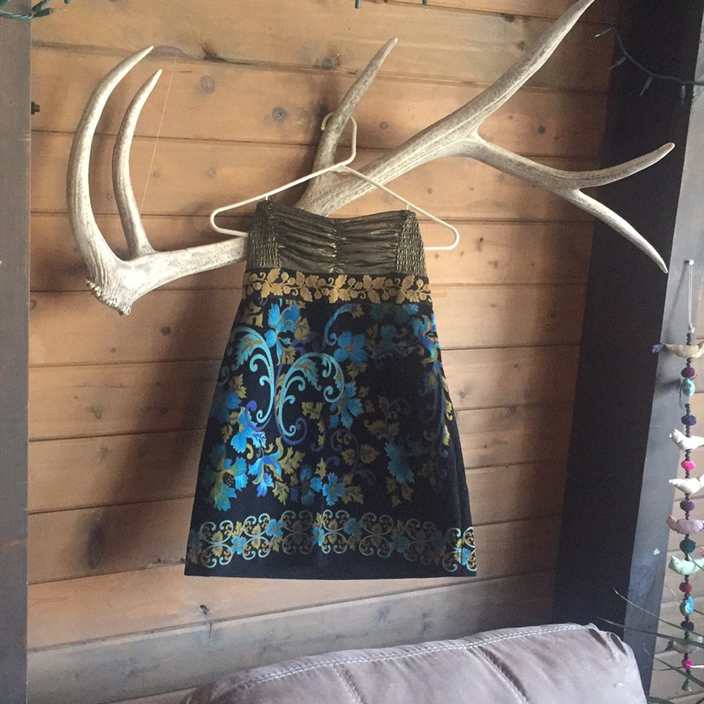 Free people strapless dress
